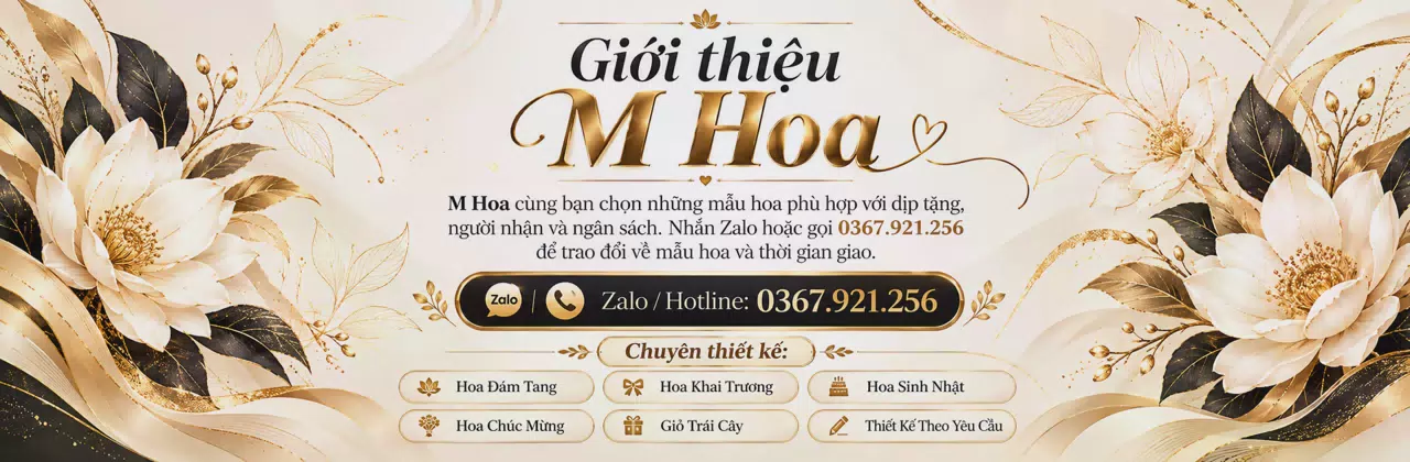 Ảnh bìa Shop hoa tươi Xã Bao La Phú Thọ - Chăm chút món quà từ sắc hoa